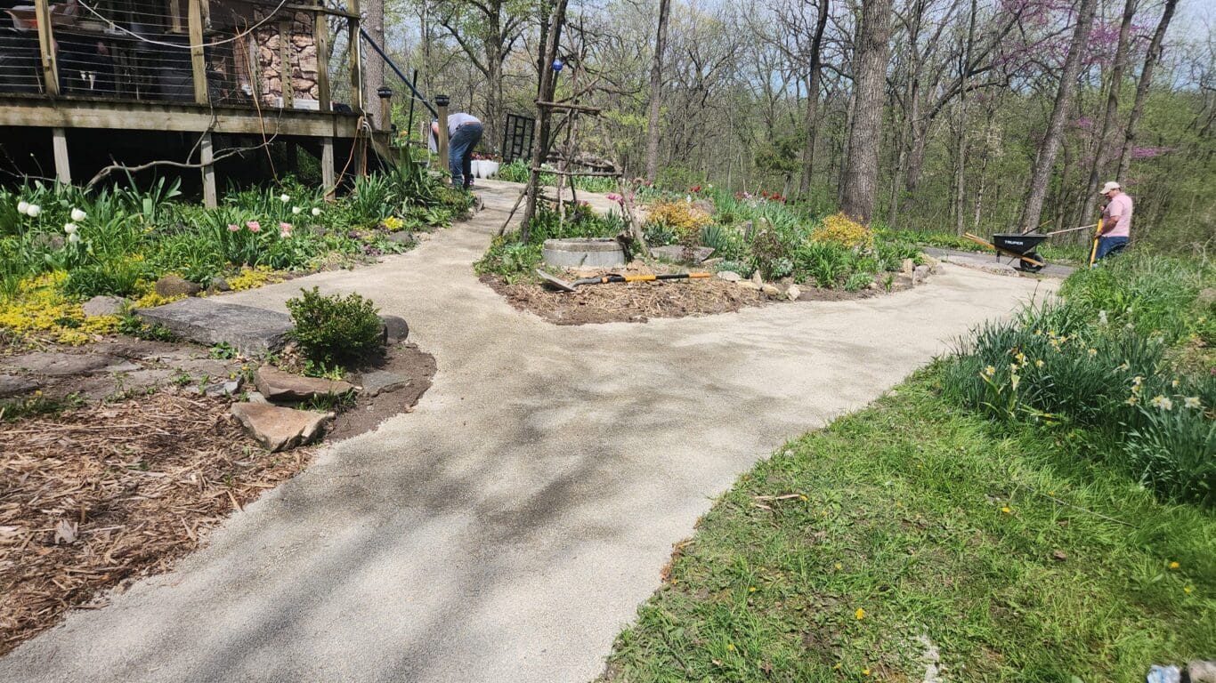 gravel walkway 1